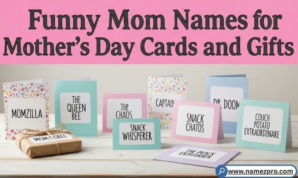 Funny mom names for mothers day cards gifts laundry legend snack dealer