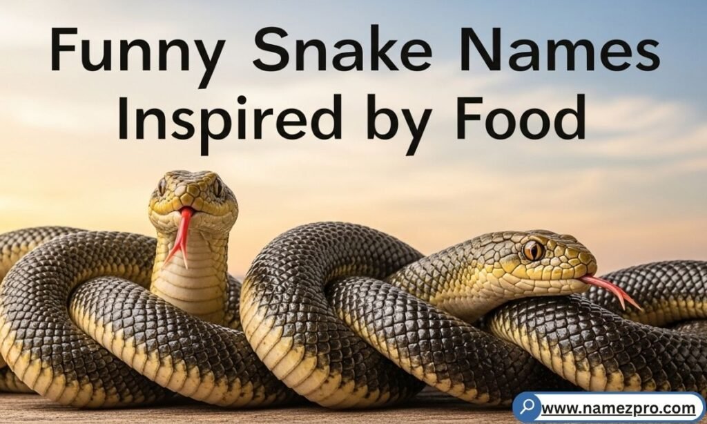A yellow corn snake curled inside a bowl of ramen noodles, illustrating funny food-themed snake names.