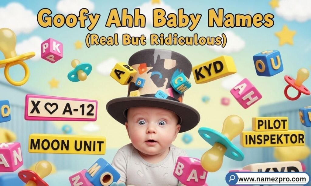 A minimalist birth announcement card with the name Pilot Inspektor written in elegant gold cursive.