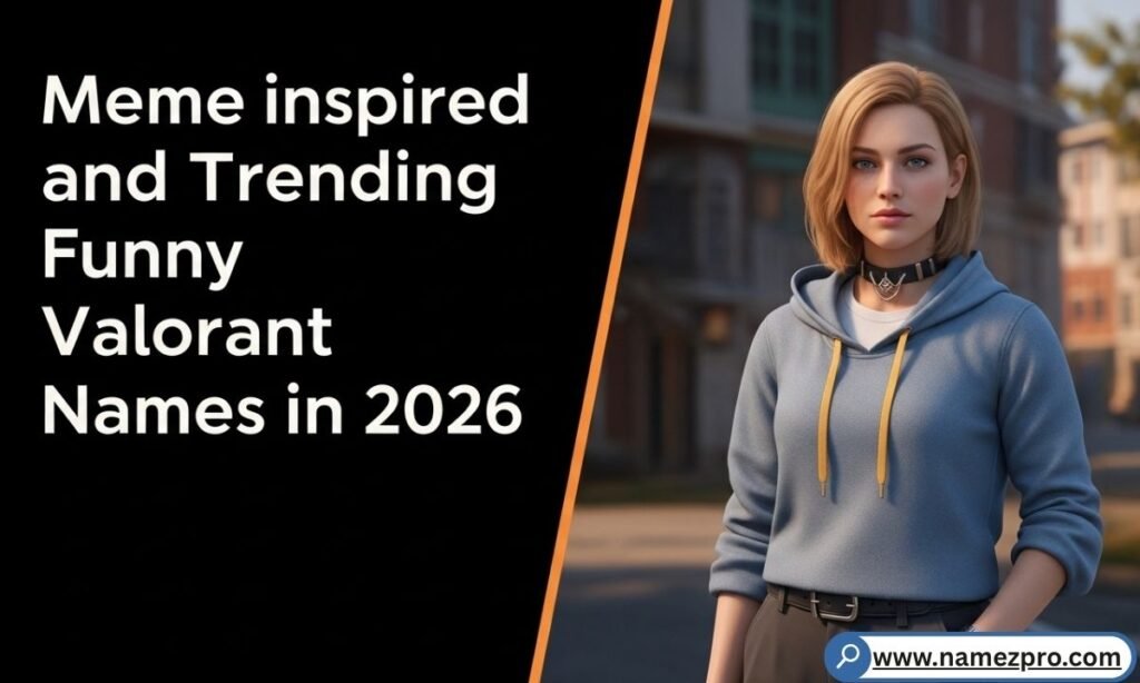 Trending 2026 Valorant names based on the KitKat Heist and Great Meme Reset trends with neon glitch aesthetic.