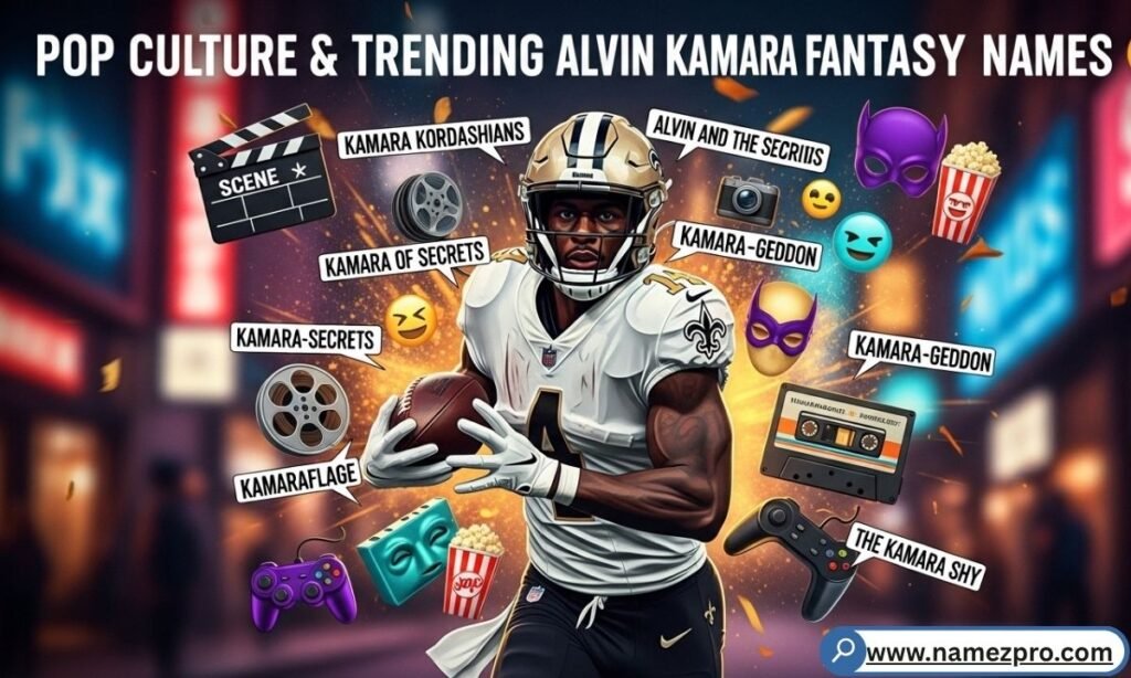 Pop culture & trending Alvin Kamara fantasy names — best viral fantasy football team names 2026