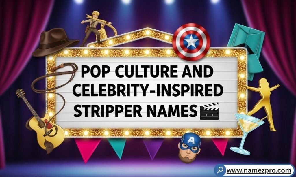  Celebrity and trending pop culture stage name ideas for party groups and costume nights in 2026