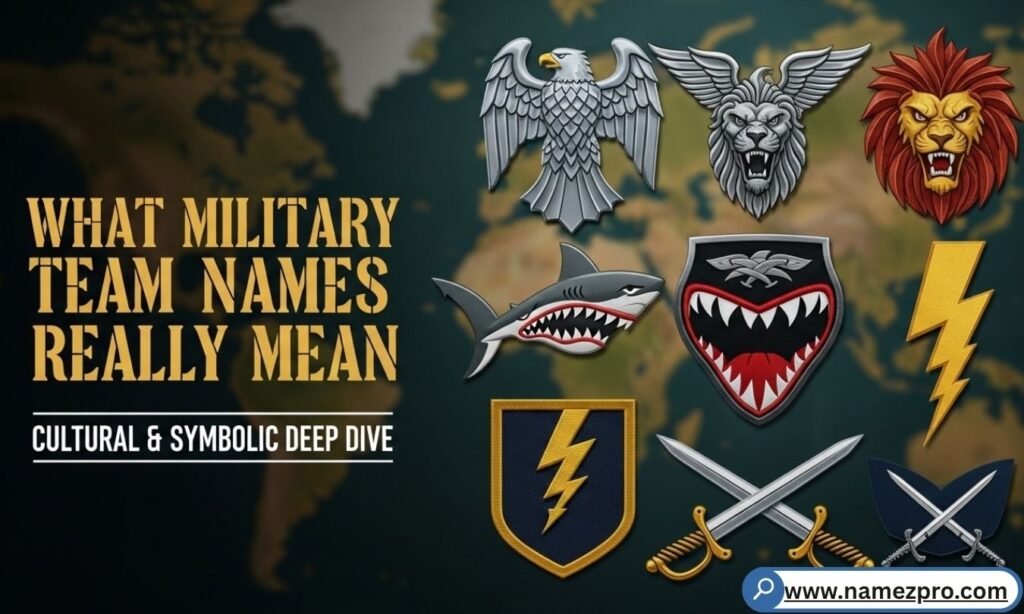 military team names cultural meaning and symbols guide 2026