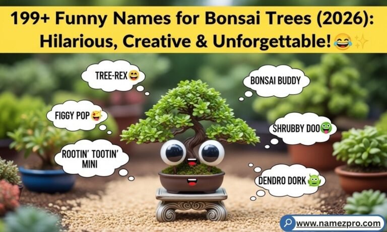 Funny names for bonsai trees 2026 list with cute mini tree