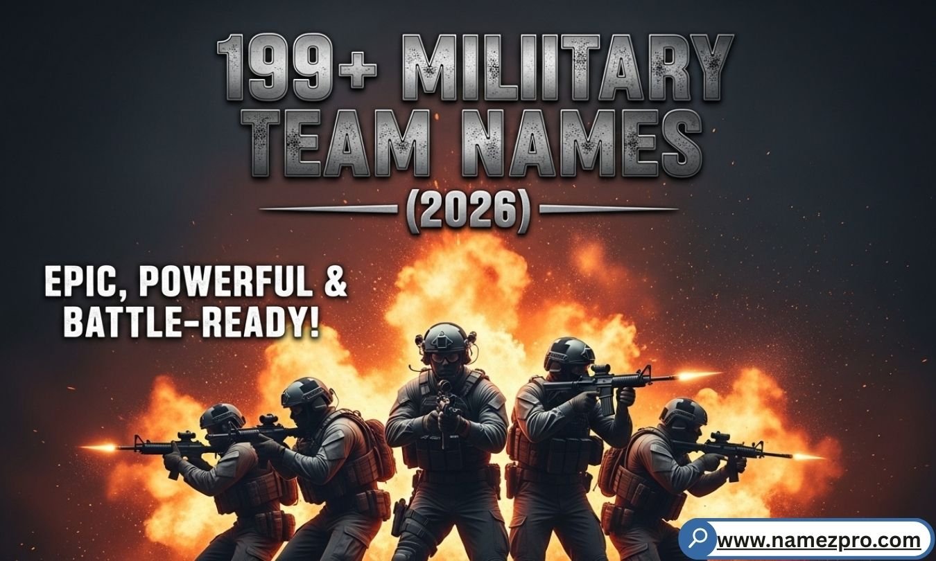 🔥199+Military Team Names (2026) Epic, Powerful & Battle-Ready! 💥