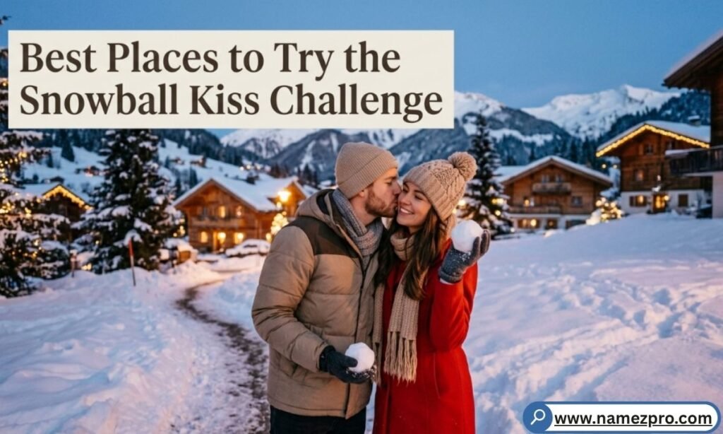 Best places try snowball kiss challenge romantic winter date spots