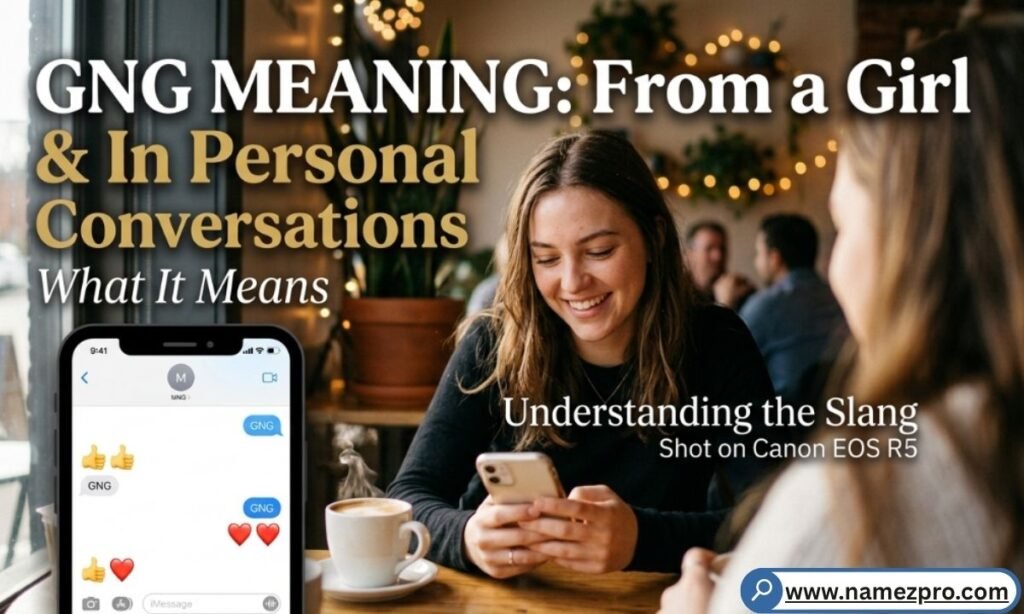 GNG meaning from a girl in personal conversations and text chats explained 2026