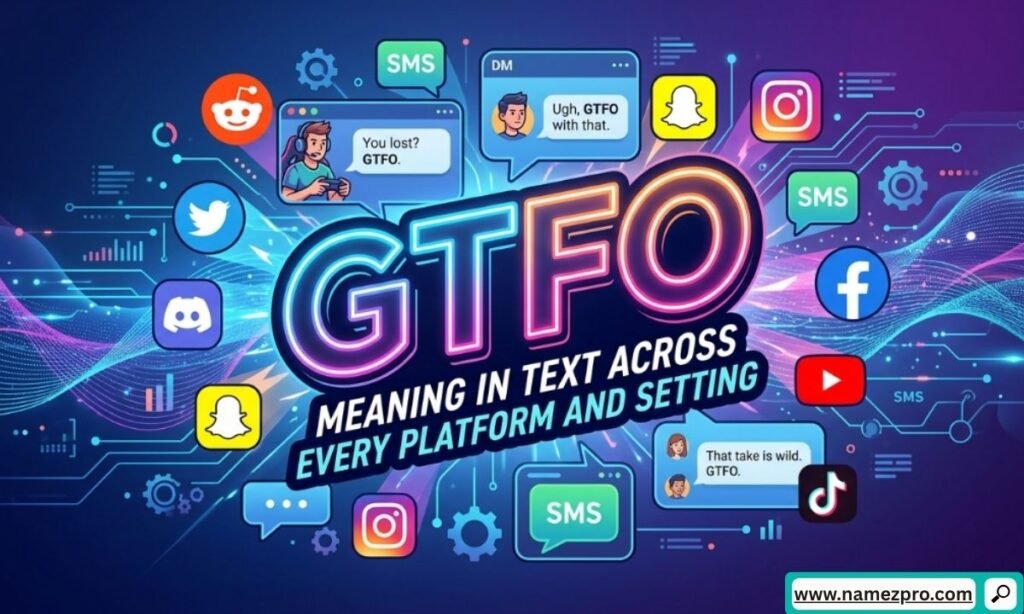GTFO meaning in text across TikTok Instagram Snapchat gaming chats and social media platforms