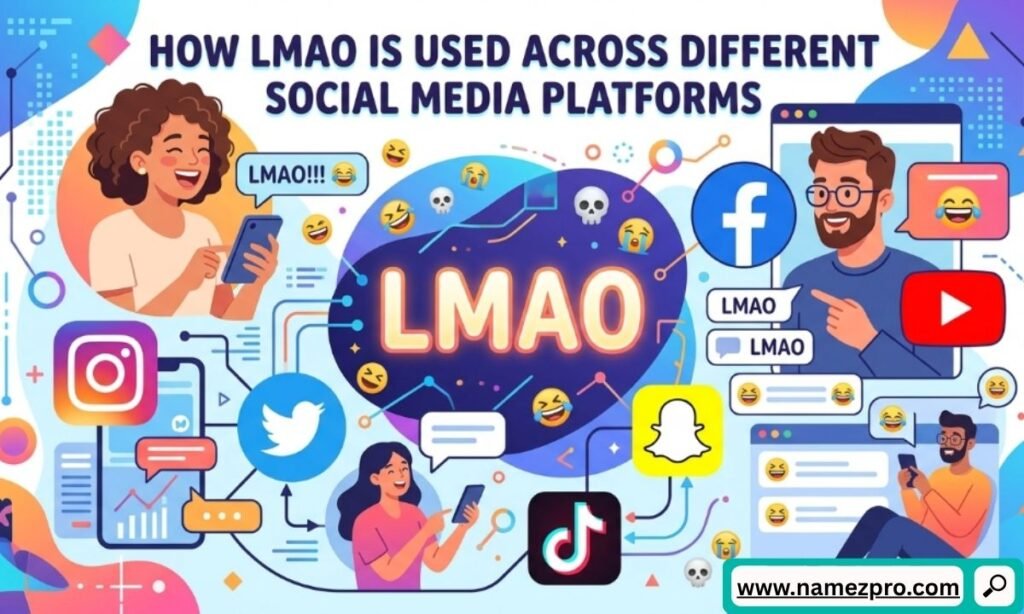 Grid layout showing user interface screens of popular smartphone apps including TikTok, Instagram, X, and WhatsApp messaging threads.