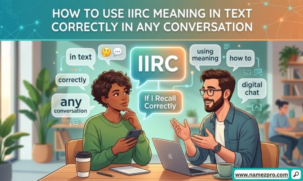 How to use IIRC meaning in text correctly in online conversations and chat messages