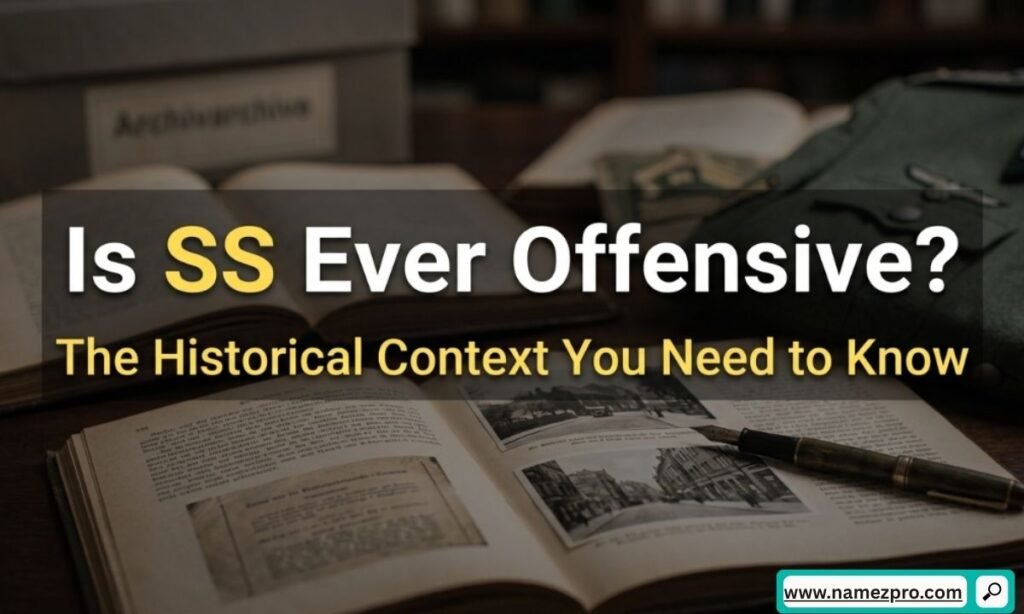 Historical context of SS meaning in text and online slang explained with caution about offensive interpretations