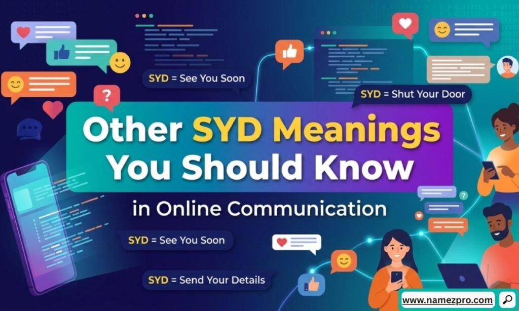 Different SYD meanings in online communication explained through texting slang and social media acronyms