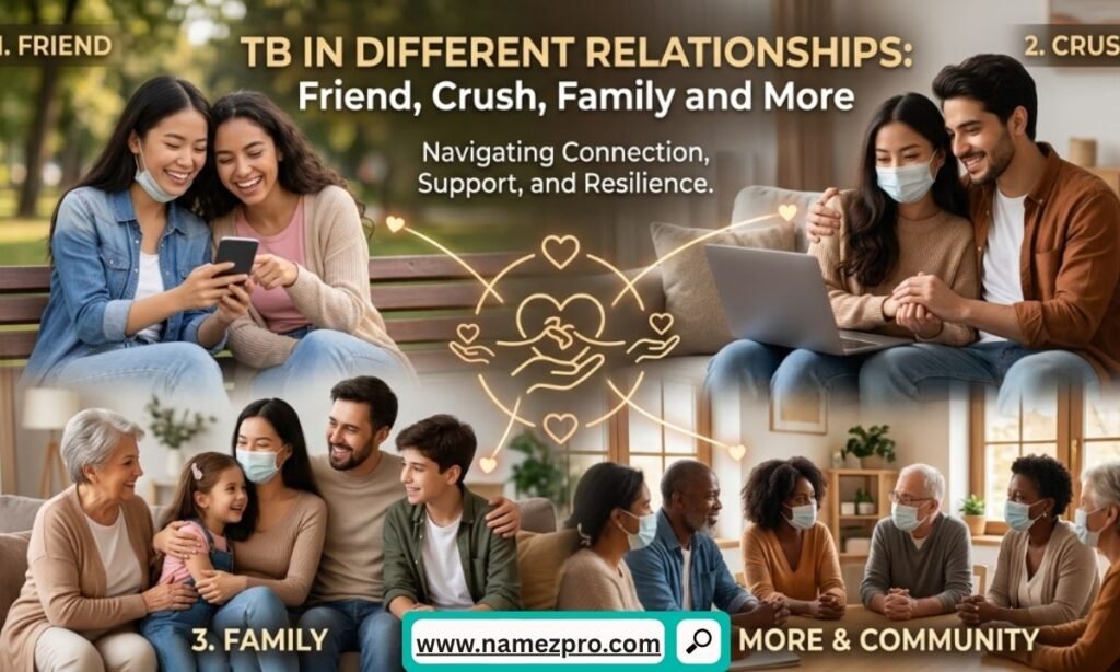 texting conversation examples of TB between friends and family