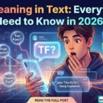 Smartphone screen showing a Discord chat with TF slang abbreviation and a confused emoji for texting meanings.