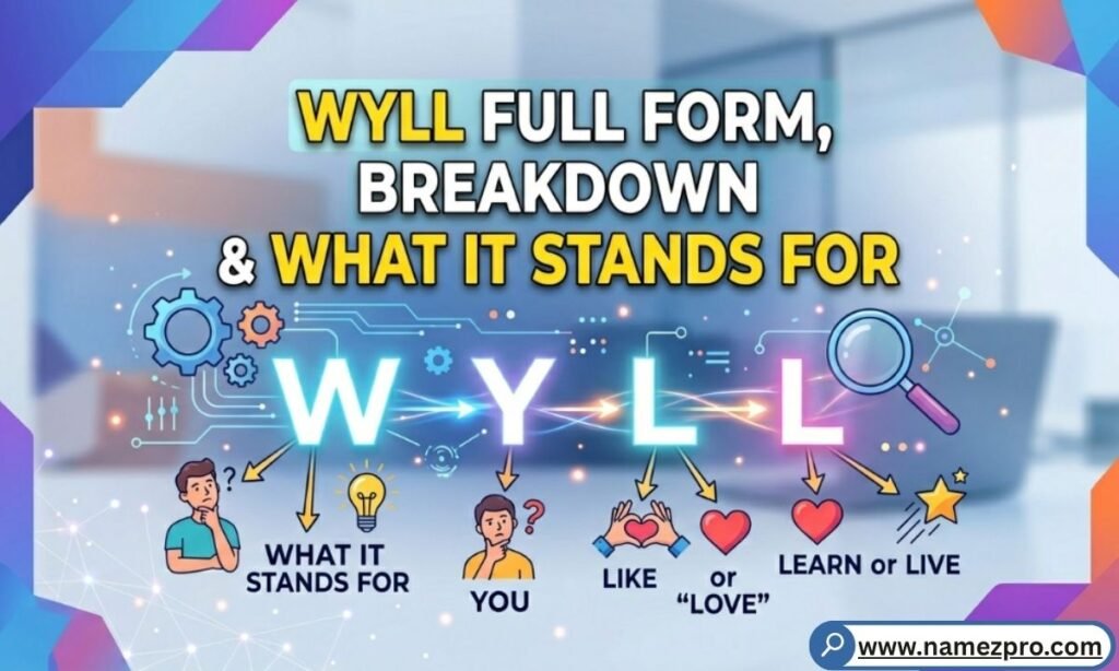 WYLL full form and breakdown chart for text slang meanings