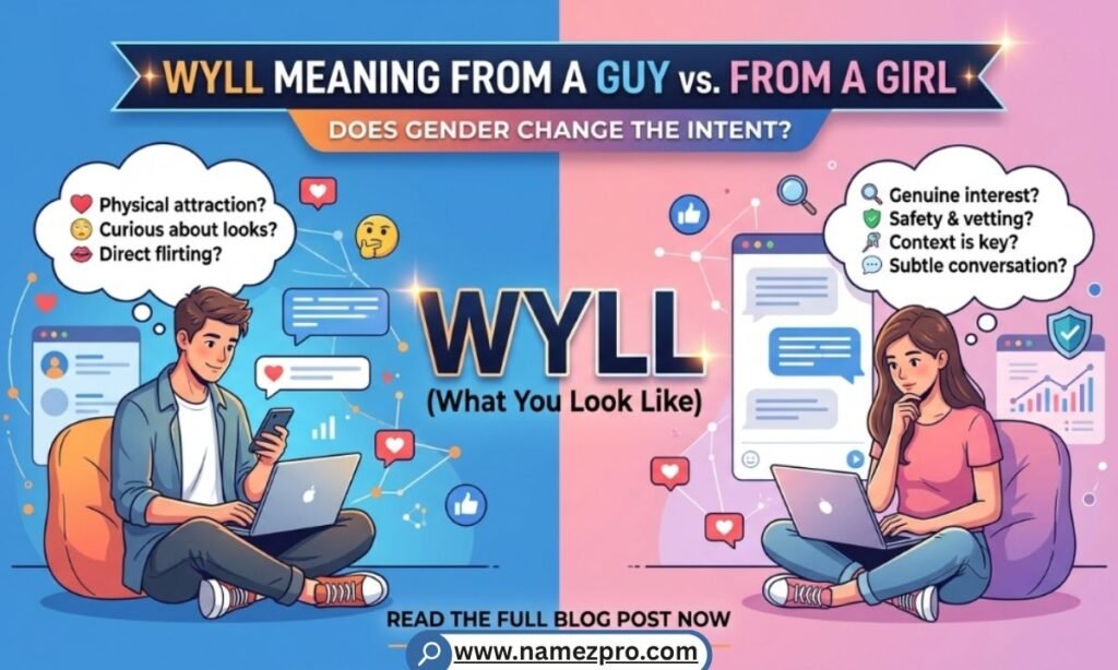 WYLL meaning from guy versus girl intent comparison chart 2026