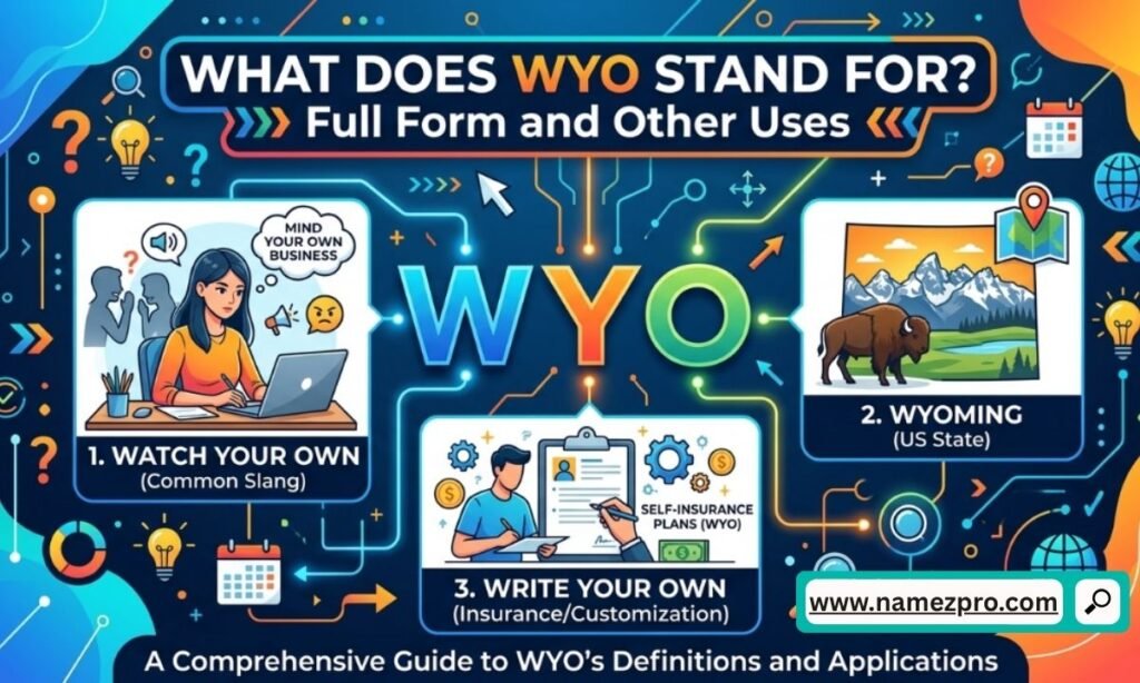 WYO full form meaning "What You On" and other uses explained
