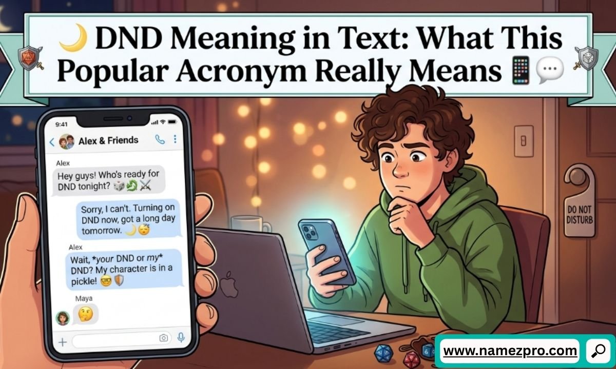 DND Meaning in Text: What This Popular Acronym Really Means 📱💬