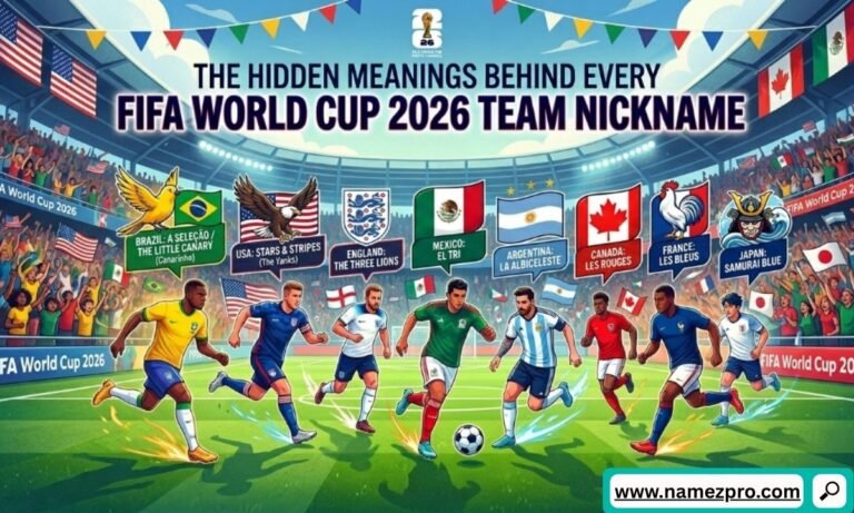 FIFA World Cup 2026 team nicknames guide featuring national football teams and the meanings behind their famous names